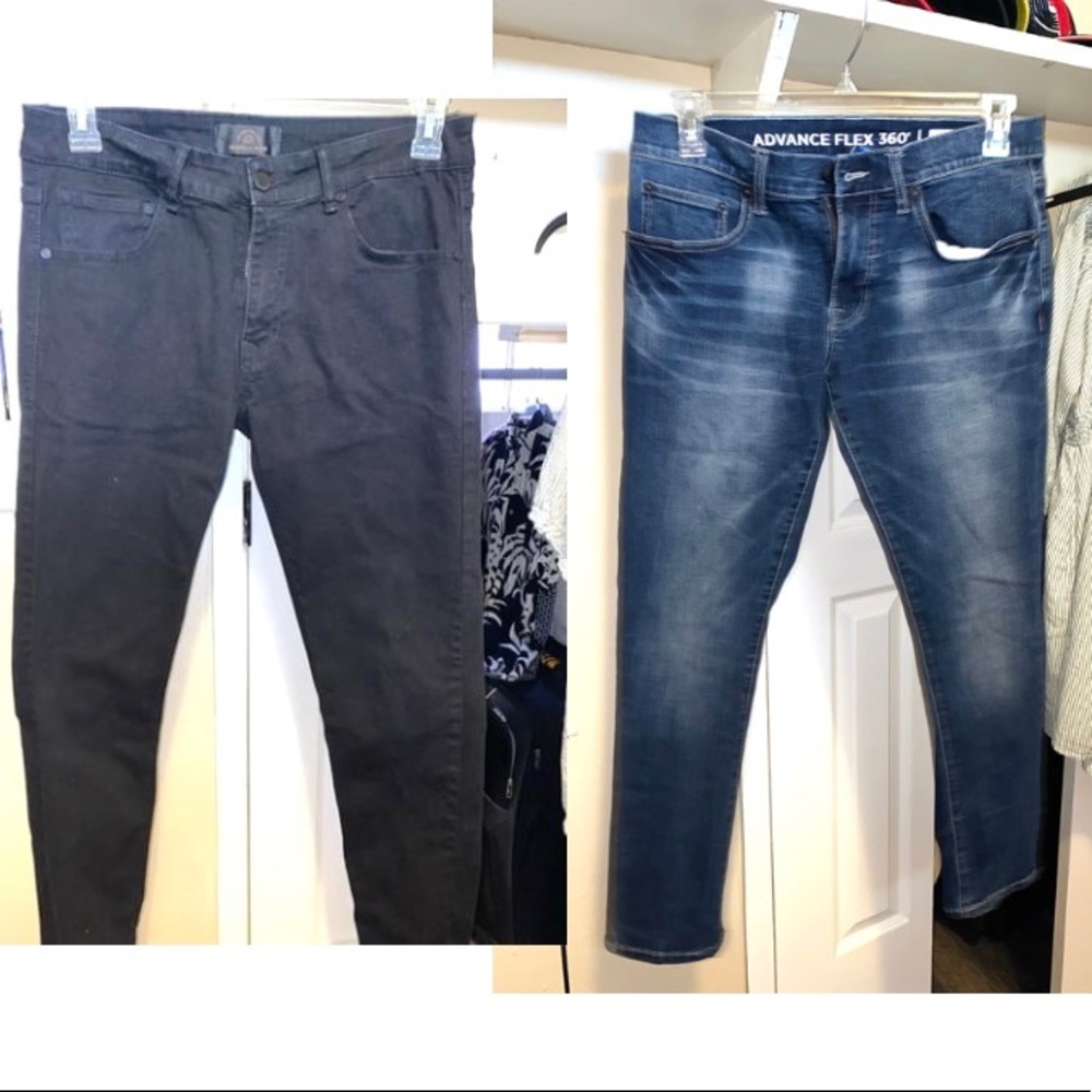 Men jeans black & denim